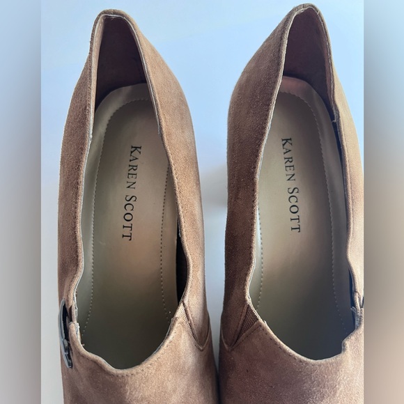 ✨NWOT✨ Karen Scott Women's Brown Heels Size 7M - Picture 4 of 11